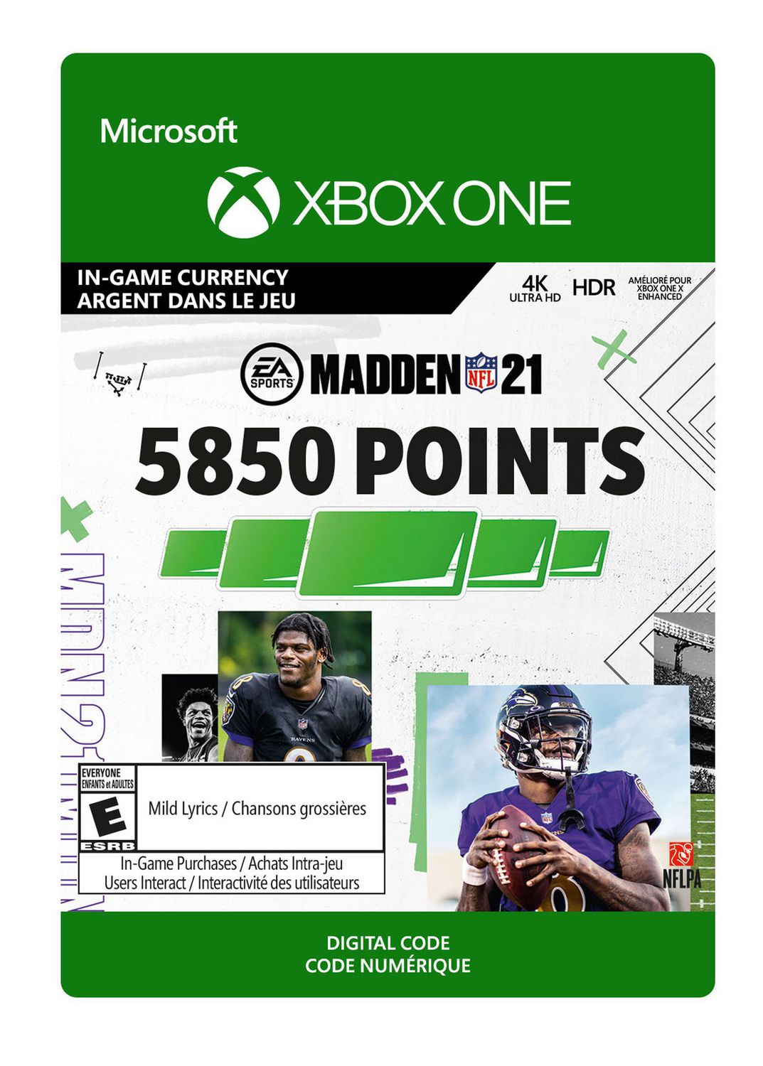 : Madden 18 - 2200 Ultimate Team Points - Xbox One [Digital Code]  : Video Games