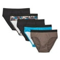 thumbnail image 1 of Athletic Works Men's Briefs 5-Pack, 1 of 1