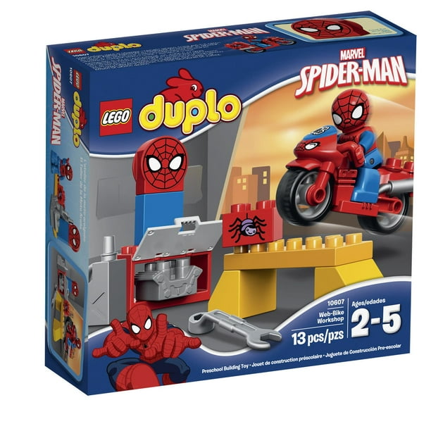 LEGO® DUPLO® Super Heroes Atelier de la moto-araignée de Spider-Man (10607)