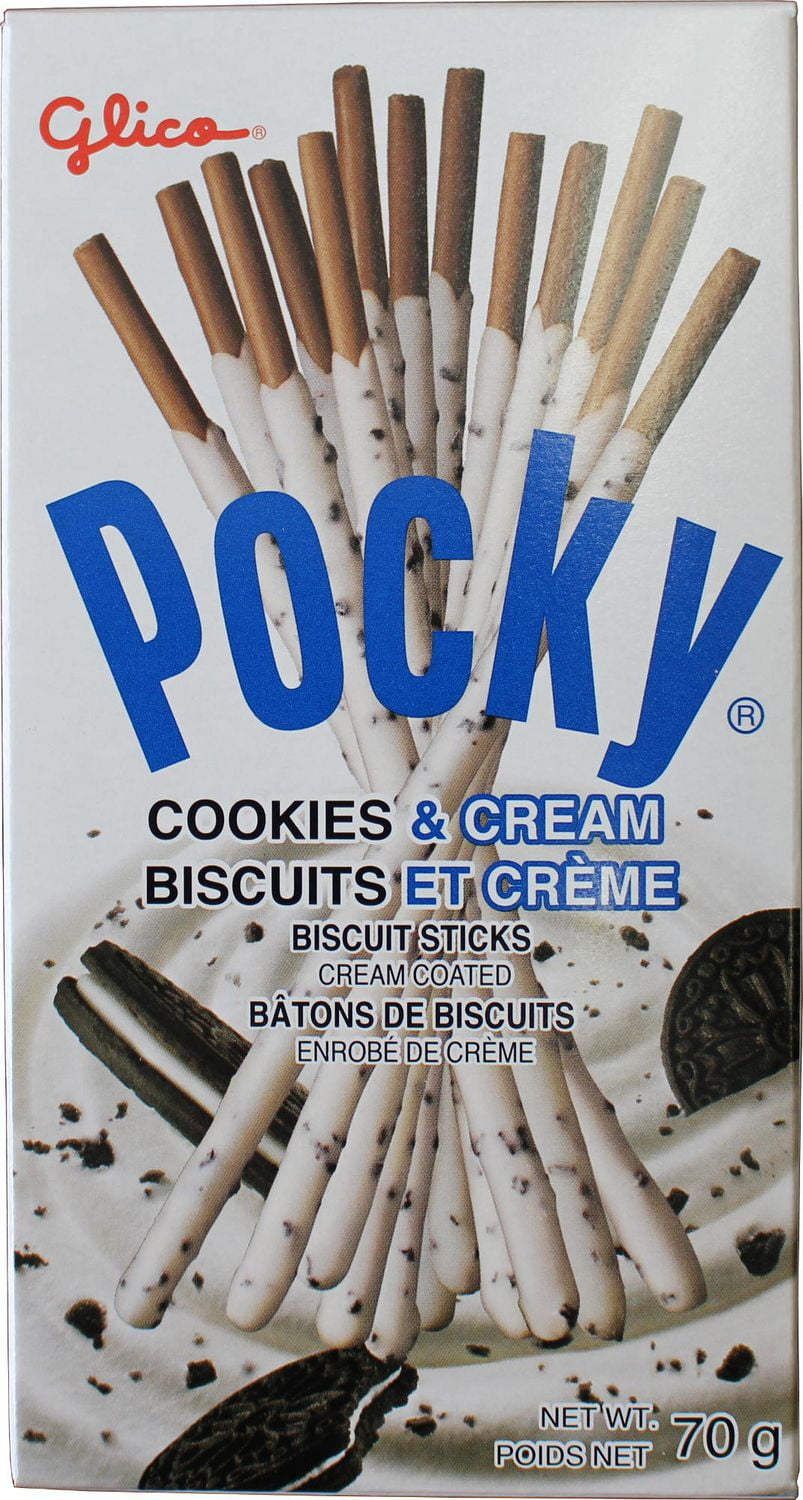 Pocky's Cookie & Cream Coated Biscuit Stick Walmart Canada
