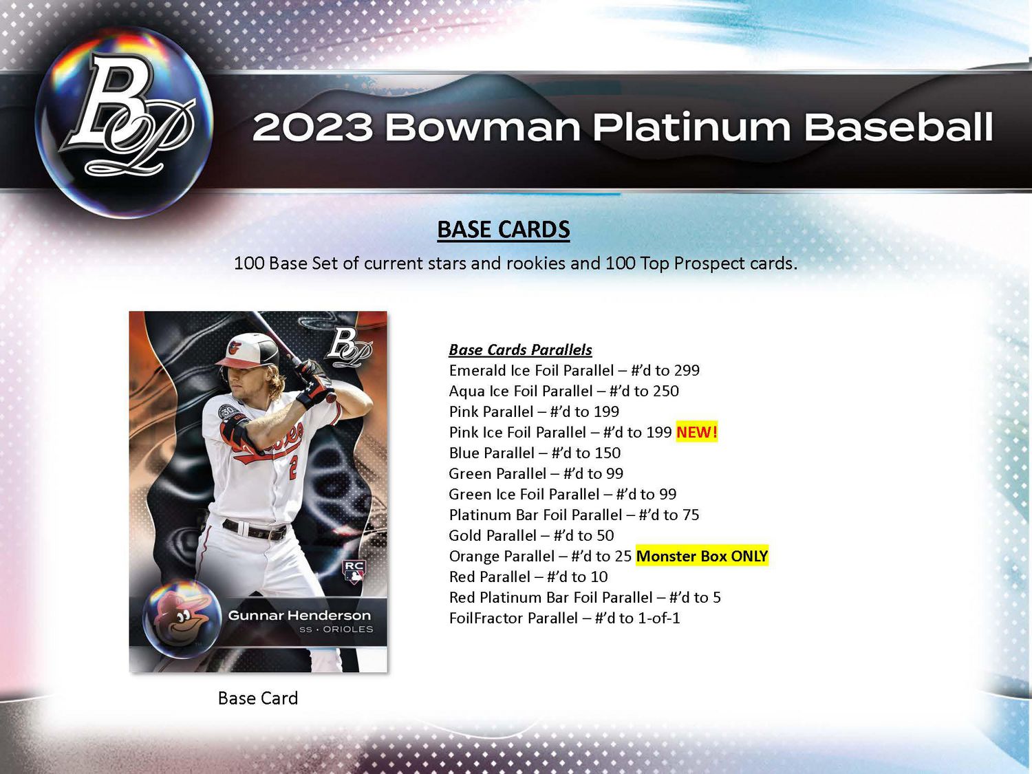2023 Topps Bowman Platinum MLB Baseball Trading Cards Blaster Box