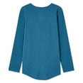 thumbnail image 2 of Athletic Works Girls' Long Sleeve Front Tie Tee, 2 of 2