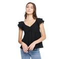 thumbnail image 1 of No Boundaries Women's Babydoll Tee, 1 of 6