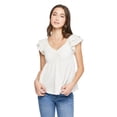 thumbnail image 1 of No Boundaries Women's Babydoll Tee, 1 of 6