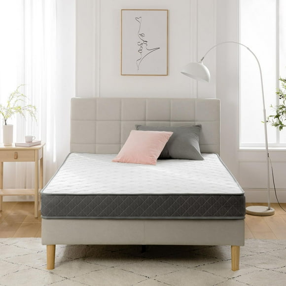 Zinus Nuit 6 Inch Foam and Spring Hybrid Mattress, Twin