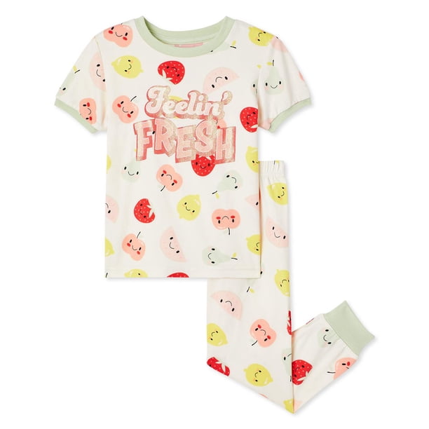 Toddler Girls' Pajamas 2Piece Set Walmart.ca