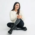 thumbnail image 2 of Dr. Johnny's Solid Grey Cotton Compression Socks, 2 of 3