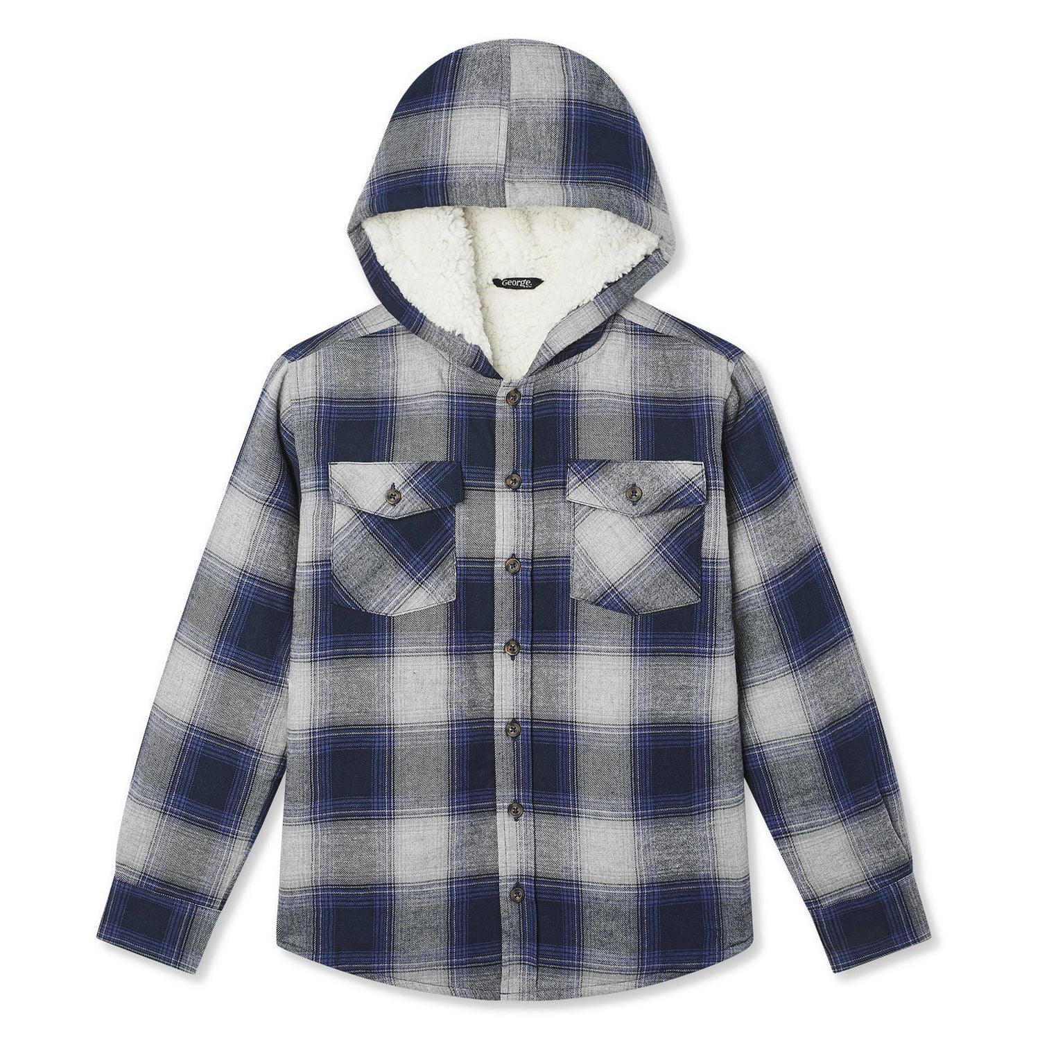 Boys sherpa hotsell lined flannel