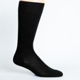 thumbnail image 1 of Dr. Johnny's Solid Black Cotton Compression Socks, 1 of 3