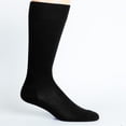 thumbnail image 1 of Dr. Johnny's Solid Black Cotton Compression Socks, 1 of 3