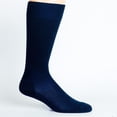 thumbnail image 1 of Dr. Johnny's Solid Navy Cotton Compression Socks, 1 of 3