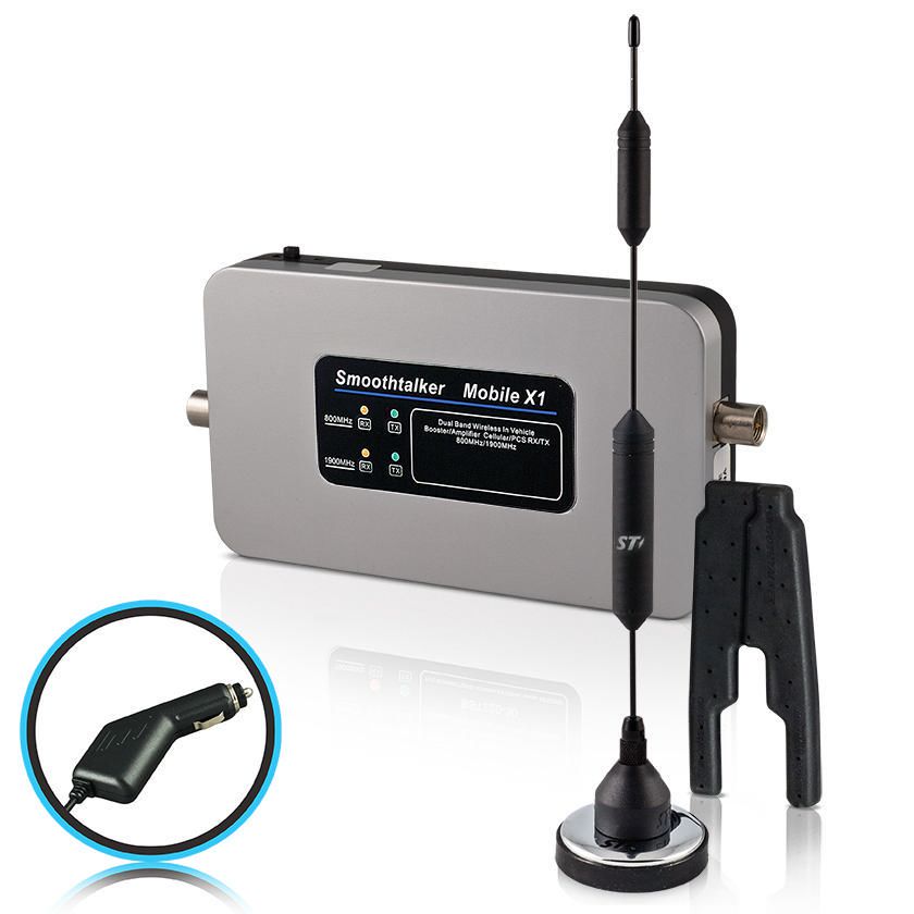 Smoothtalker Mobile X1 Wireless Cellular Booster Kit 14" Antenna