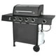 Gril barbecue au gaz à 4 brûleurs avec couvercle moucheté étain de Backyard Grill - GBC1646WPFD-C – image 1 sur 6