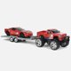 New Bright 1:24 Ensemble de camions Custom Cruiser : Silverado/ Corvette – image 1 sur 1