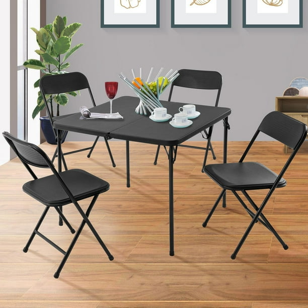 Piece Cosco Table And Chairs Walmart Folding Card Table And Chairs