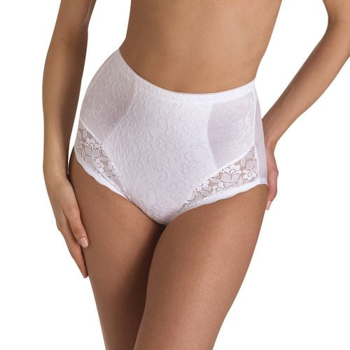 Cupid Intimates Women's Value Lace Firm Control Hi-Cut Brief - Pack of 2 