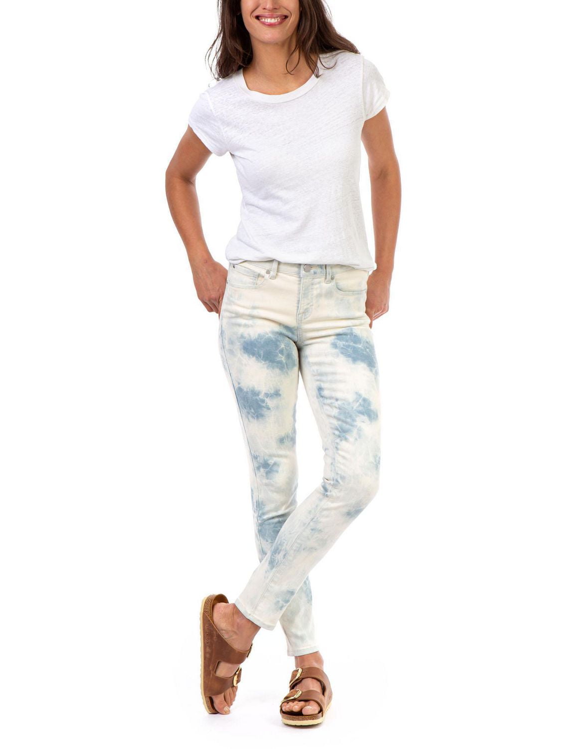 Jean skinny taille mi-haute Jordache pour femmes