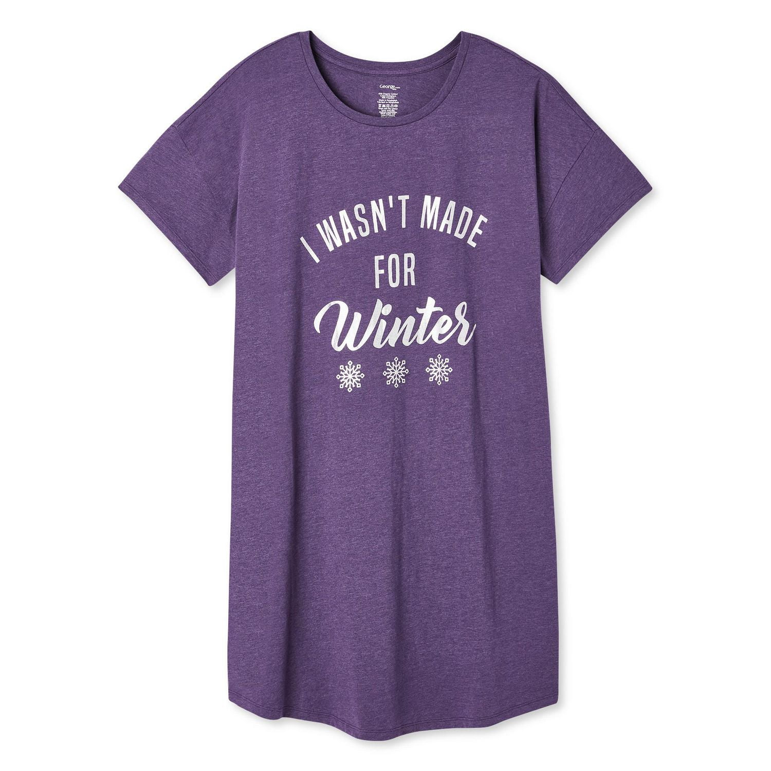 George Plus Women's Short Sleeve Nightshirt