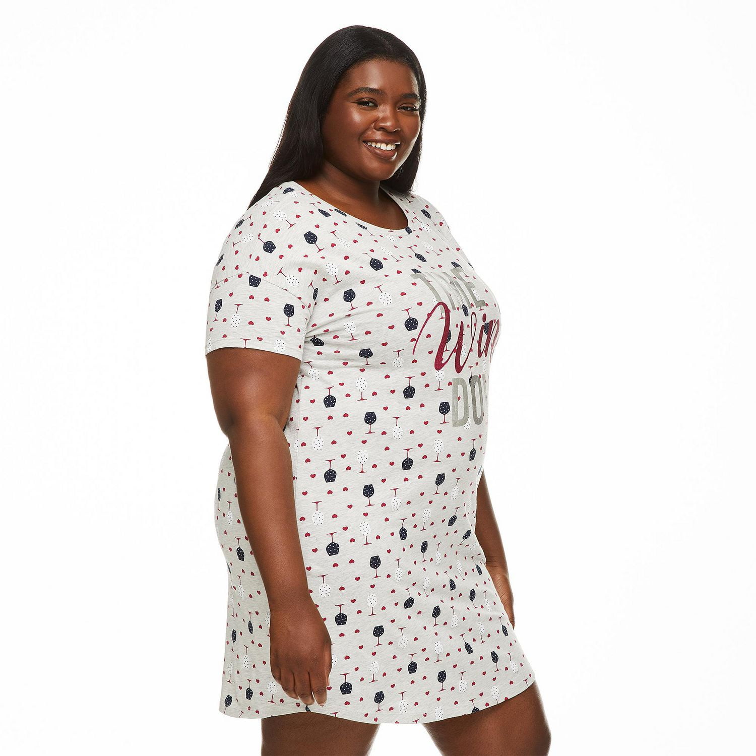 George Plus Women's Short Sleeve Nightshirt