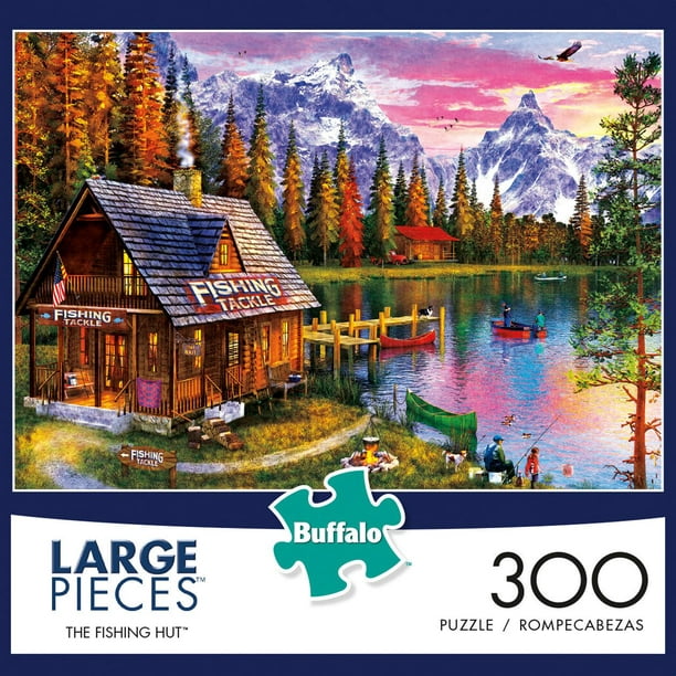 Casse-tête 300 Large Piece The Fishing Hut Jigsaw de Buffalo Games