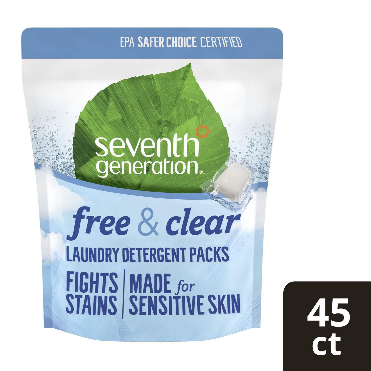 Seventh Generation Free & Clear Laundry Detergent Packs Walmart Canada