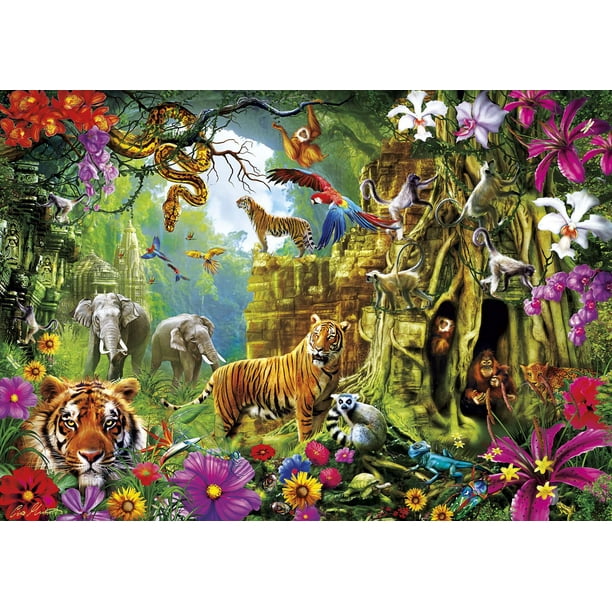 PUZZLE CIRCULAIRE La jungle