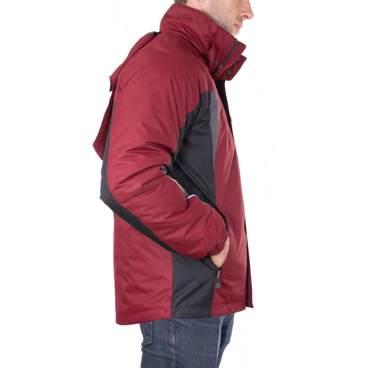 Swiss Tech Men's 3-in-1 Insulated Systems Ski Jacket