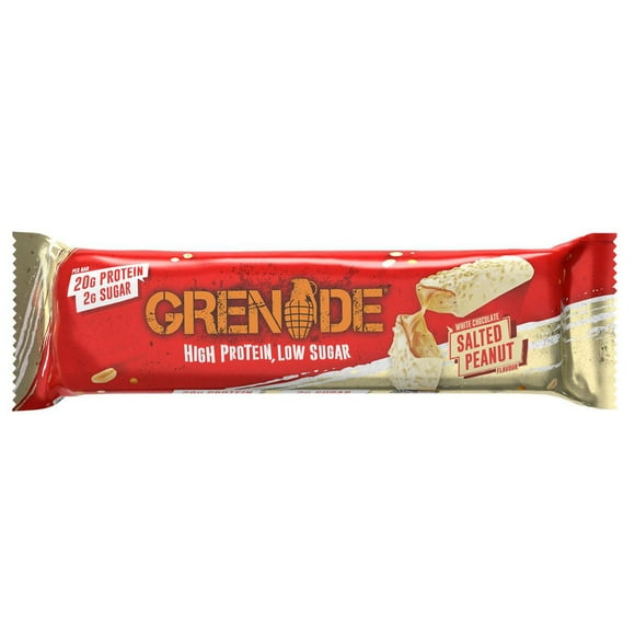Grenade Barre Protéinée Chocolat Blanc Arachide Salée Barre de 60g