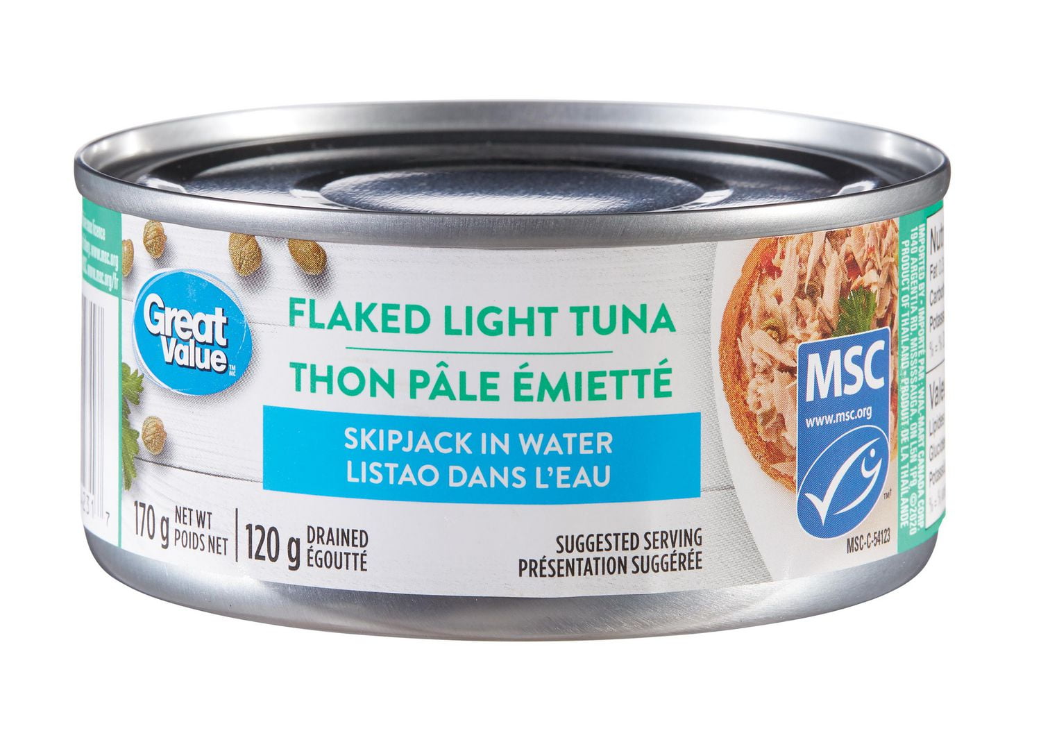 Great Value Flaked Light Tuna Walmart Canada