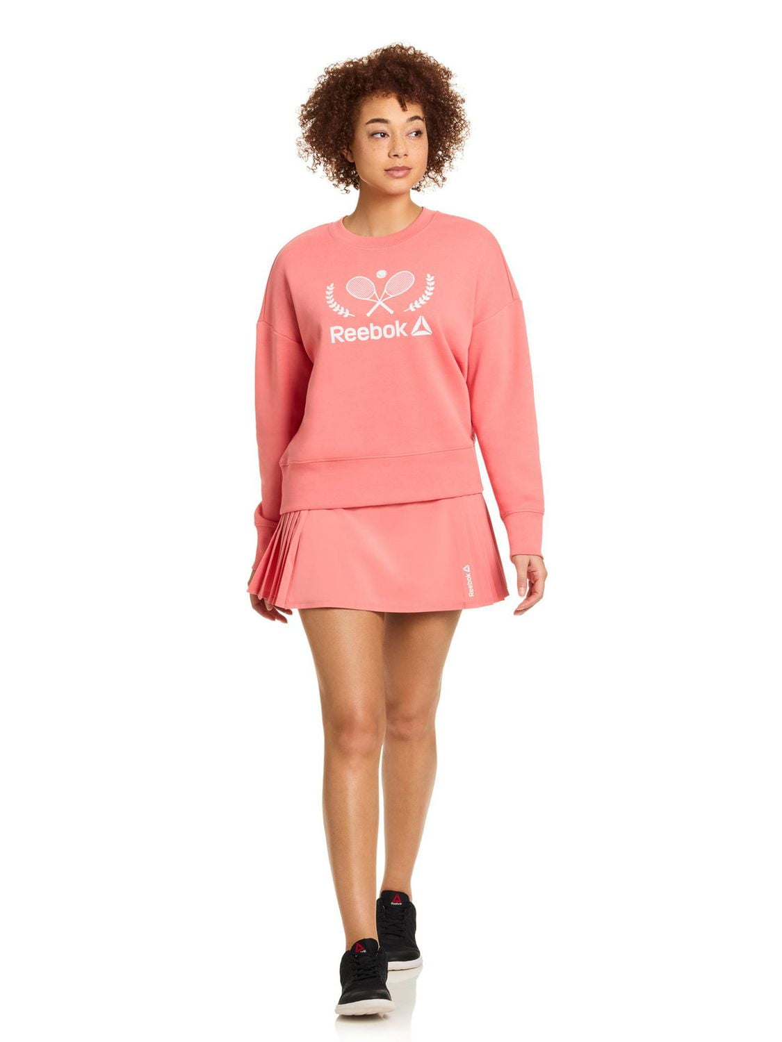 Jupe-short de tennis plissée Prep pour femme Reebok avec short intérieur et poches