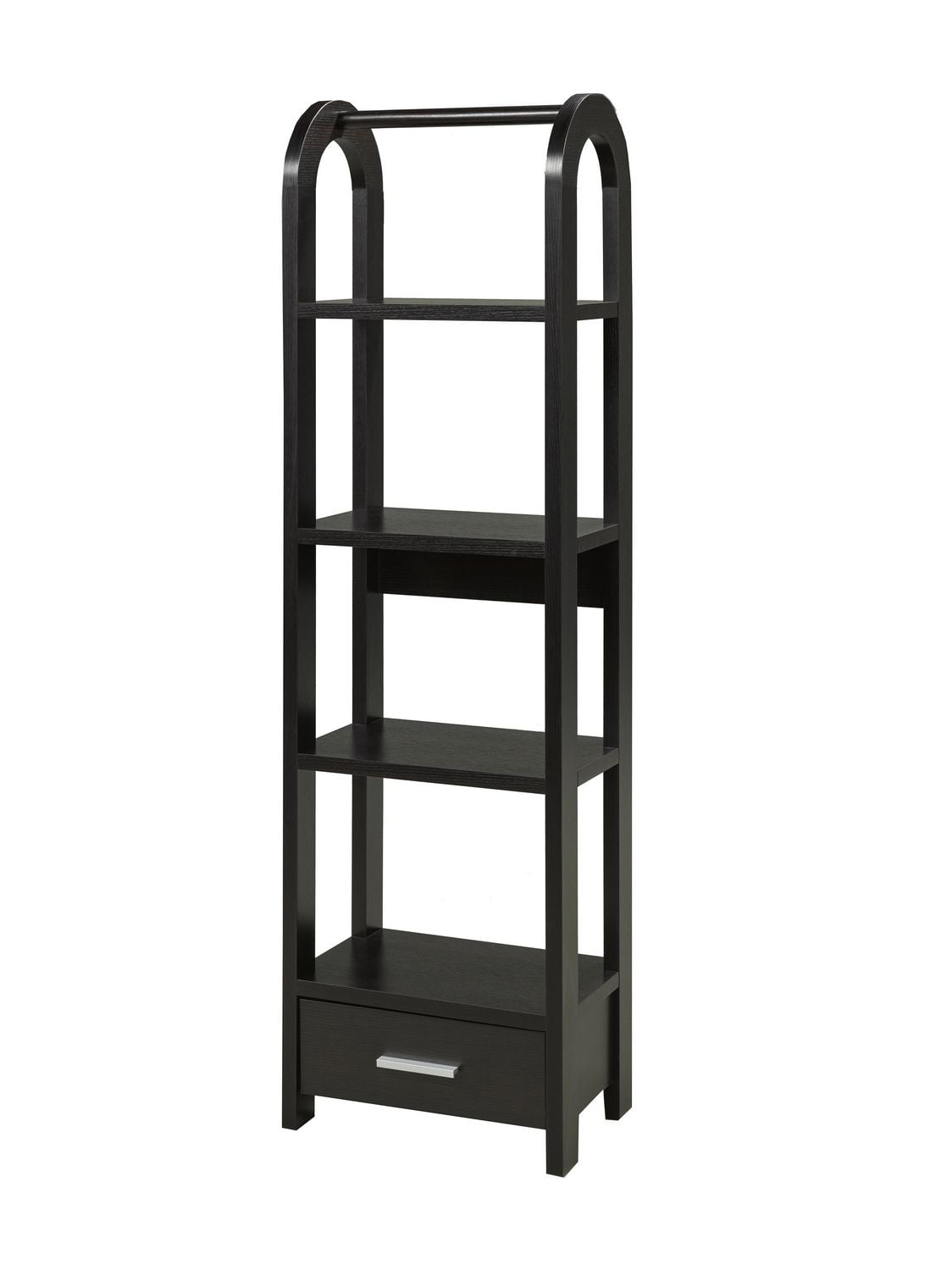 4Tier Display Shelf with Drawer, Black Walmart Canada