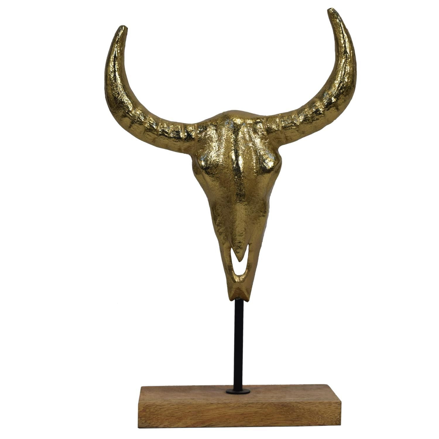 hometrends Gold Bull Scull Decorative Accessory | Walmart Canada