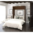 thumbnail image 1 of Cielo by Bestar Full Wall Bed in Oak Barrel and White, 1 of 9