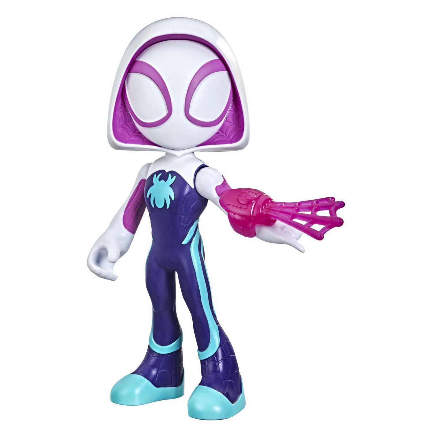 Marvel Spidey and His Amazing Friends Supersized Ghost-Spider 9-inch Action  Figure, Preschool Super Hero Toy for Kids Ages 3 and Up 