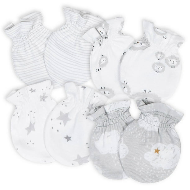 Gerber® Baby 4Pack Mittens, Sheep Grey Walmart.ca