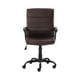 thumbnail image 2 of Mainstays Bonded Leather Mid-Back Manager's Office Chair, Bonded Leather Upholstery, 2 of 6