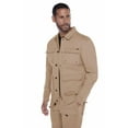thumbnail image 2 of Jeaniologie ™ Men's Ripstop Jacket With Patch Pockets - Beige, 2 of 6