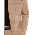thumbnail image 4 of Jeaniologie ™ Men's Ripstop Jacket With Patch Pockets - Beige, 4 of 6