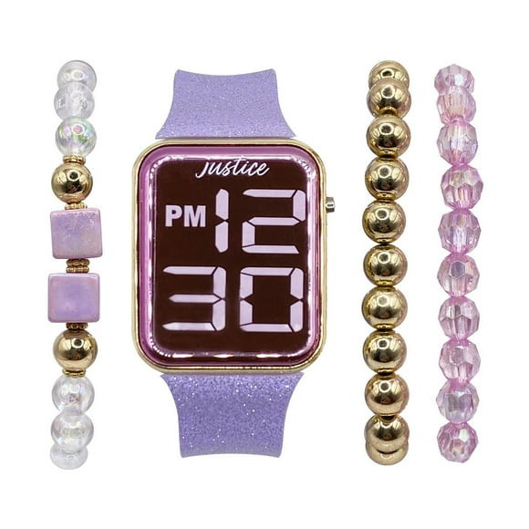 Montre Justice à LED avec bracelet