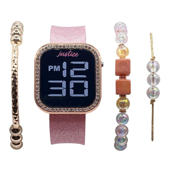 Montre Justice à LED avec bracelet