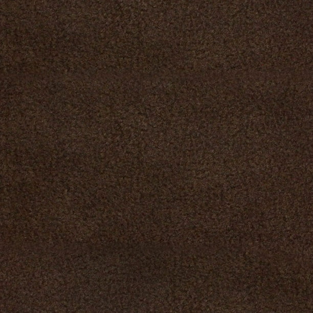 Tissu au mètre Fabric Creations en molleton à motif d'anti-boulochage en couleur unie