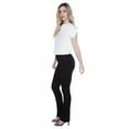 thumbnail image 2 of Jeaniologie ™ 5 Pocket Bootcut Jean - Black, 2 of 4