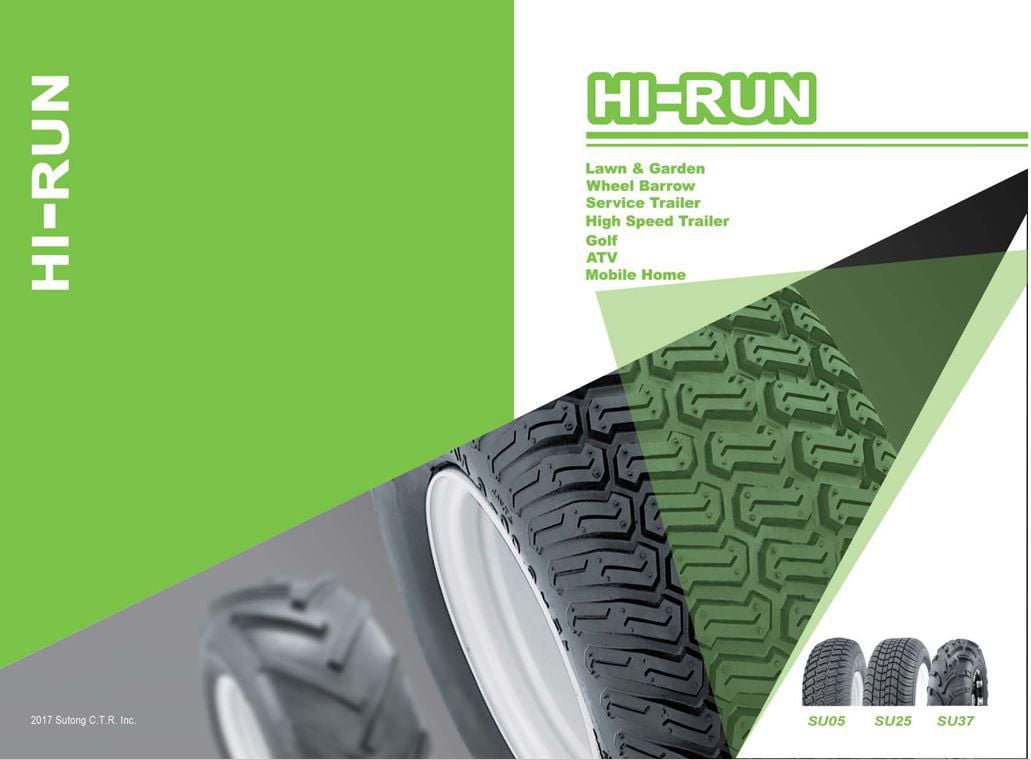 Hi Run Replacement Lawn Mower Tire 20 x 8.00 8 2PR WD1050