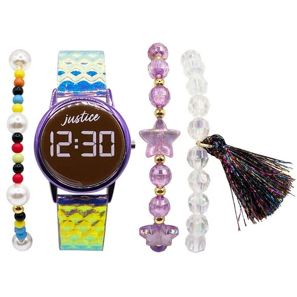 Montre Justice à LED avec bracelet