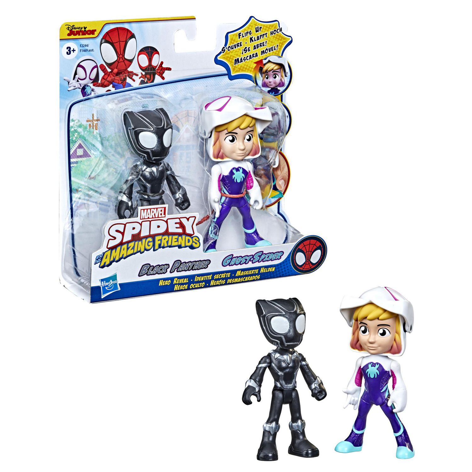 Marvel Spidey and His Amazing Friends Hero Reveal 2-Pack, Action