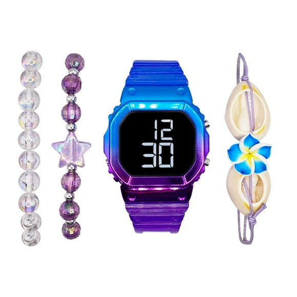 Montre Justice à LED avec bracelet