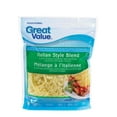 thumbnail image 1 of Great Value Light Italian Style Blend Shredded Cheese, 1 of 2