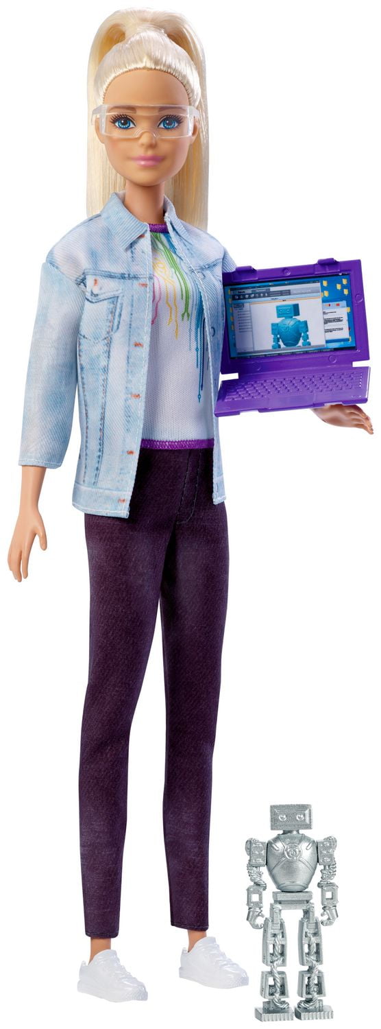 Barbie Robotics Engineer Doll Blonde Walmart