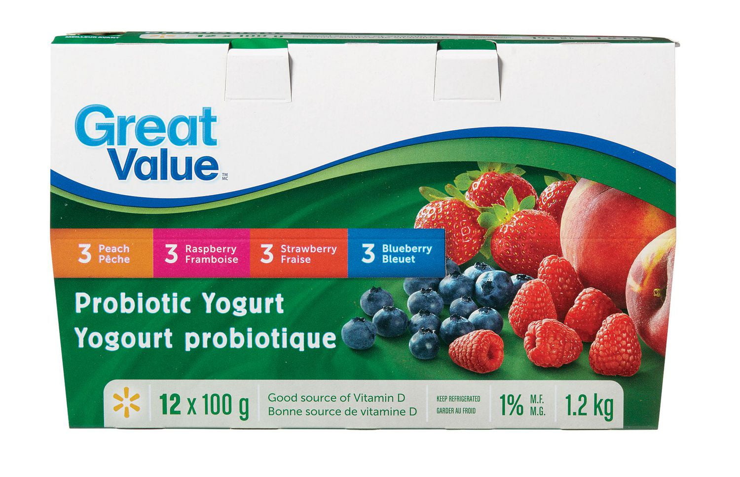 Great Value Probiotic Yogurt Walmart Canada