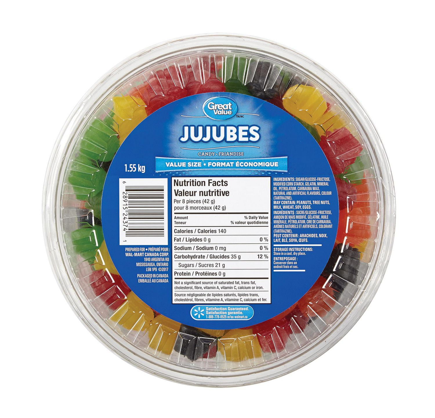 Great Value Jujubes Walmart Canada
